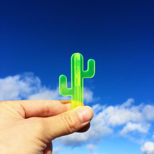 Mini Fluorescent Saguaro